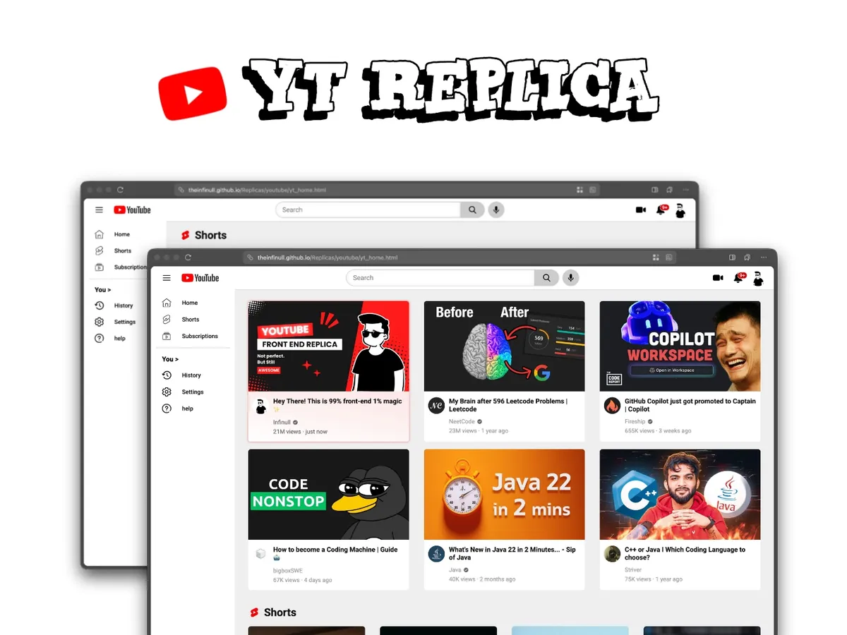 Youtube Replica